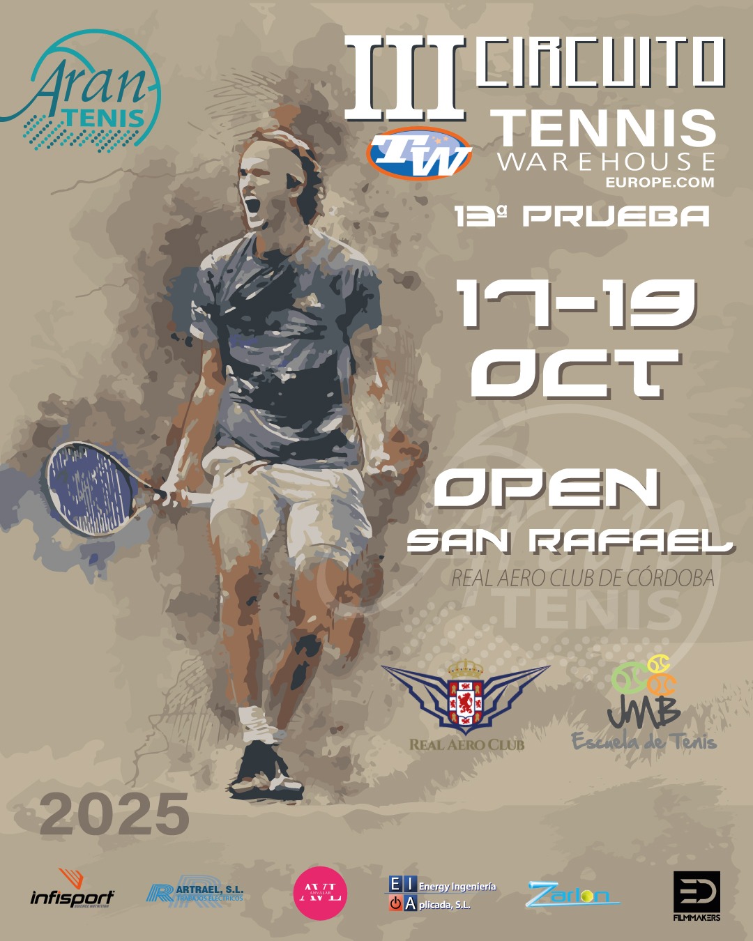 LISTA DE INSCRITOS PARA EL OPEN SAN RAFAEL – 13º TORNEO DEL CIRCUITO EN EL REAL AEROCLUB DE CÓRDOBA DEL 17 AL 19 DE OCTUBRE