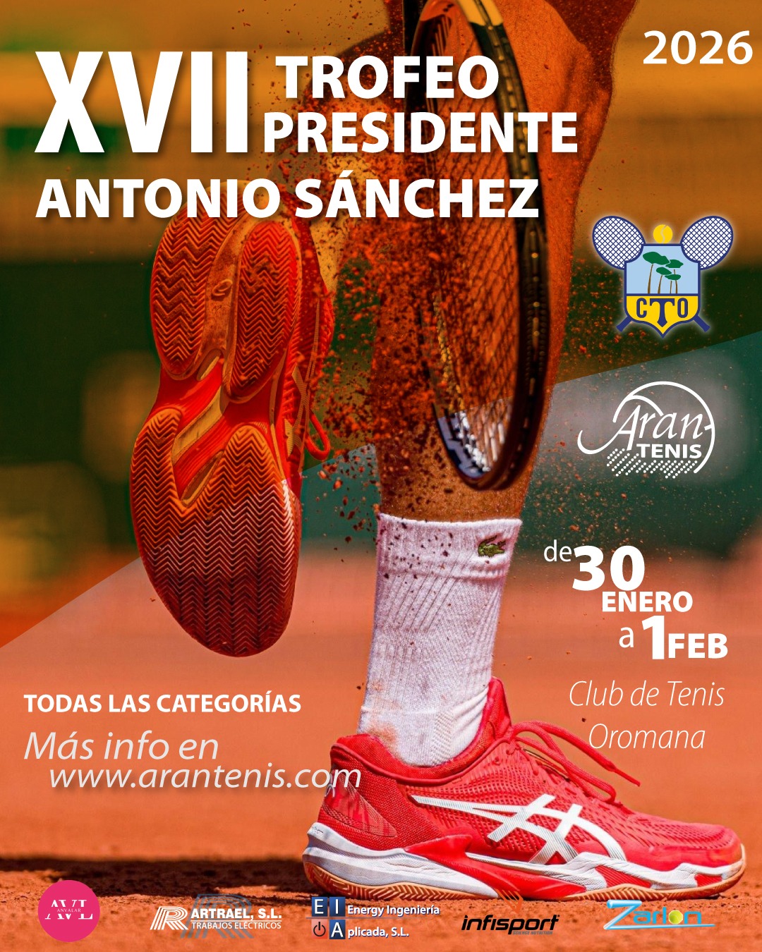 INSCRIPCIONES ABIERTAS PARA EL XVII TROFEO PRESIDENTE ANTONIO SÁNCHEZ