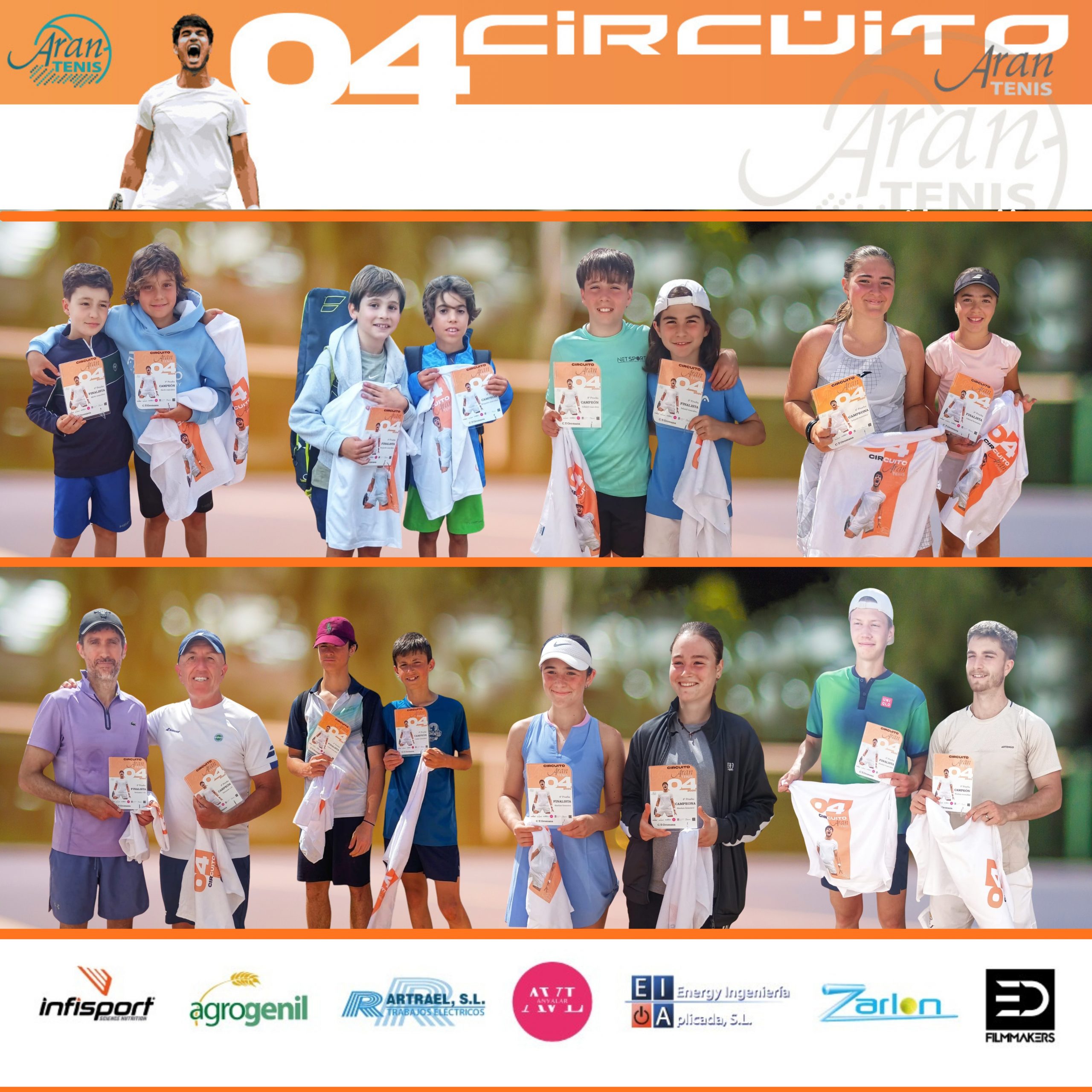 CONCLUYE EL 4º TORNEO DEL CIRCUITO EN CLUB TENIS OROMANA